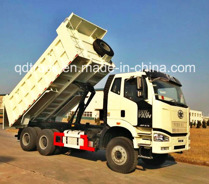 30 tons 390hp 6x4 heavy duty tipper earthmoving dump truck FAW