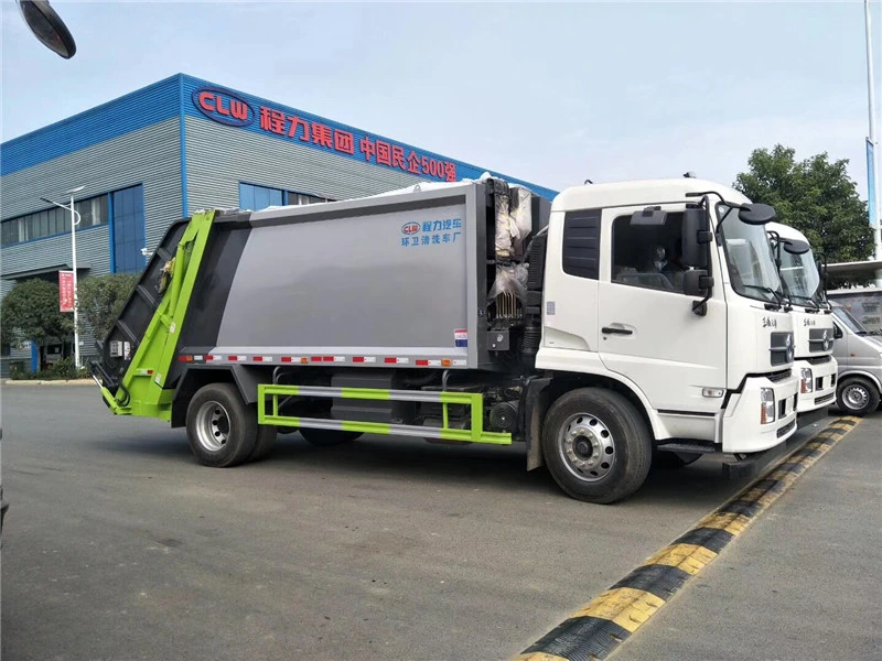 2023 New Model Manufacturer China 4X2 Middle Size 10 Cbm 12 Cbm 15 Cbm Waste Garbage Collection Compressor and Delivery Rubbish Bin Garbage Truck